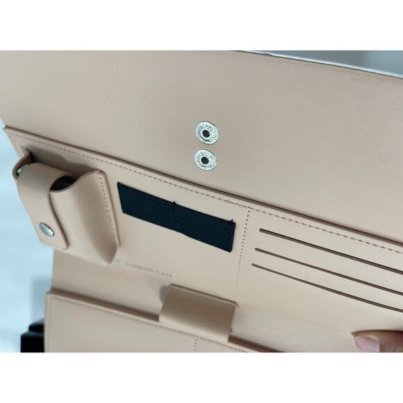 Steve Madden Womens Blush 2 Piece Card Case Travel Pouch Gift Set NEW - Picture 9 of 12